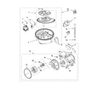 Whirlpool GU2455XTSQ0 pump and motor parts diagram