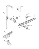 Upper wash and rinse parts