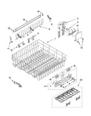 Upper rack and track parts