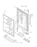 Refrigerator door parts
