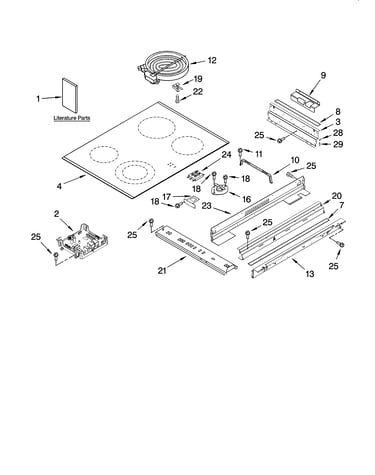 Cooktop parts