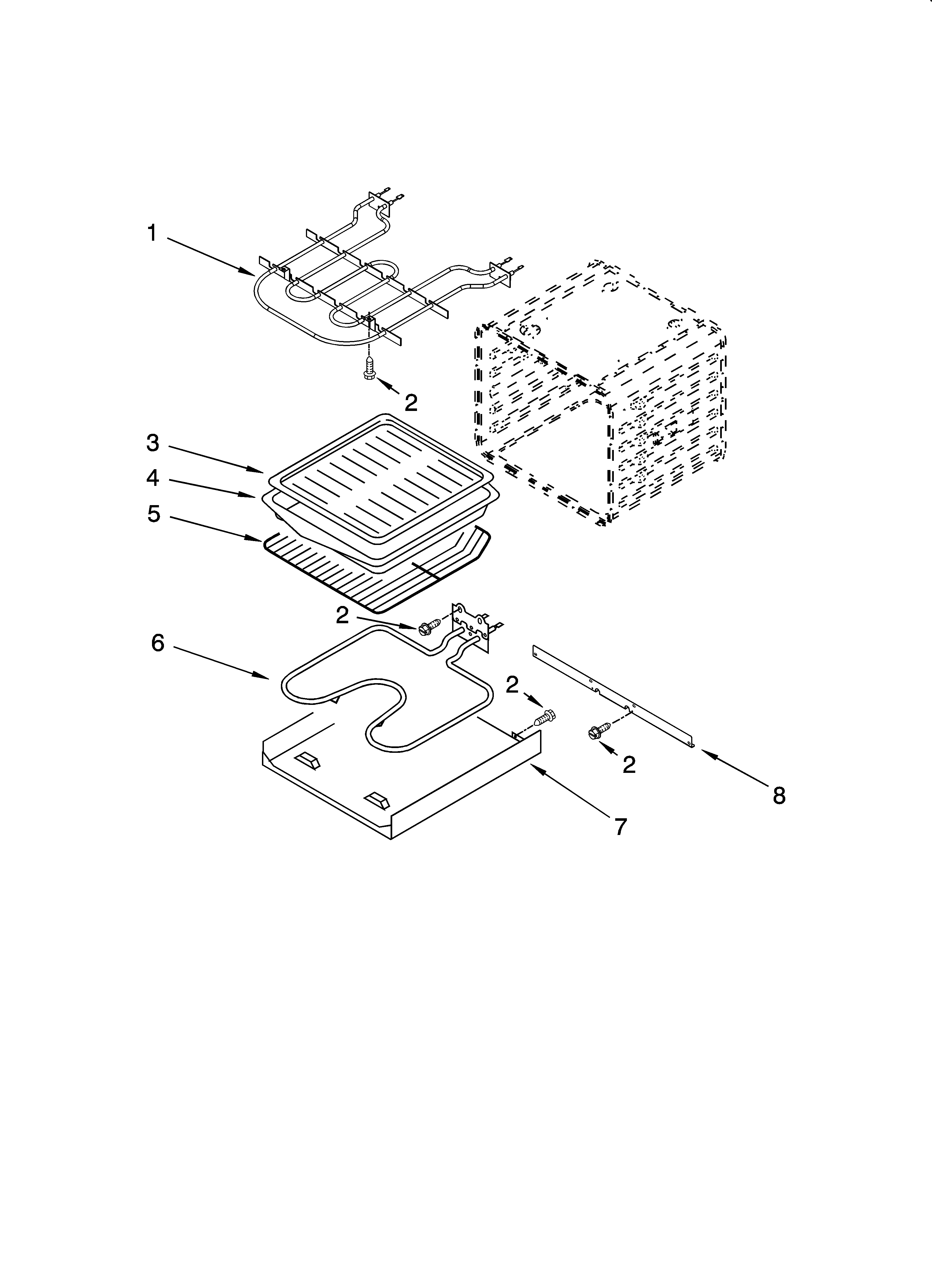 Internal oven parts