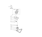 KitchenAid KUCS03FSSS0 motor and drive parts diagram
