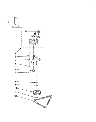 Motor and drive parts
