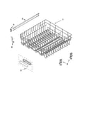 Upper rack and track parts