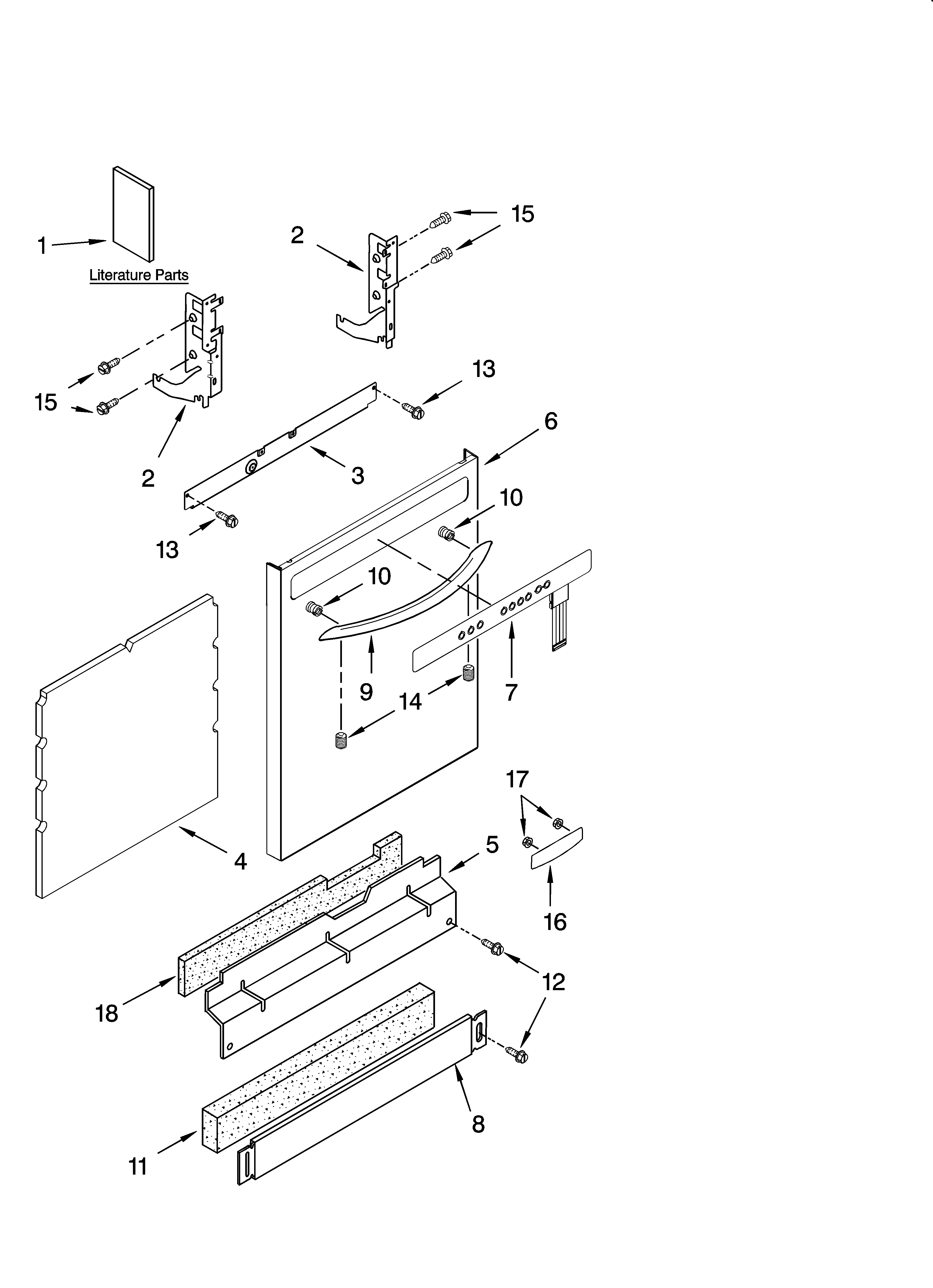 Door and panel parts