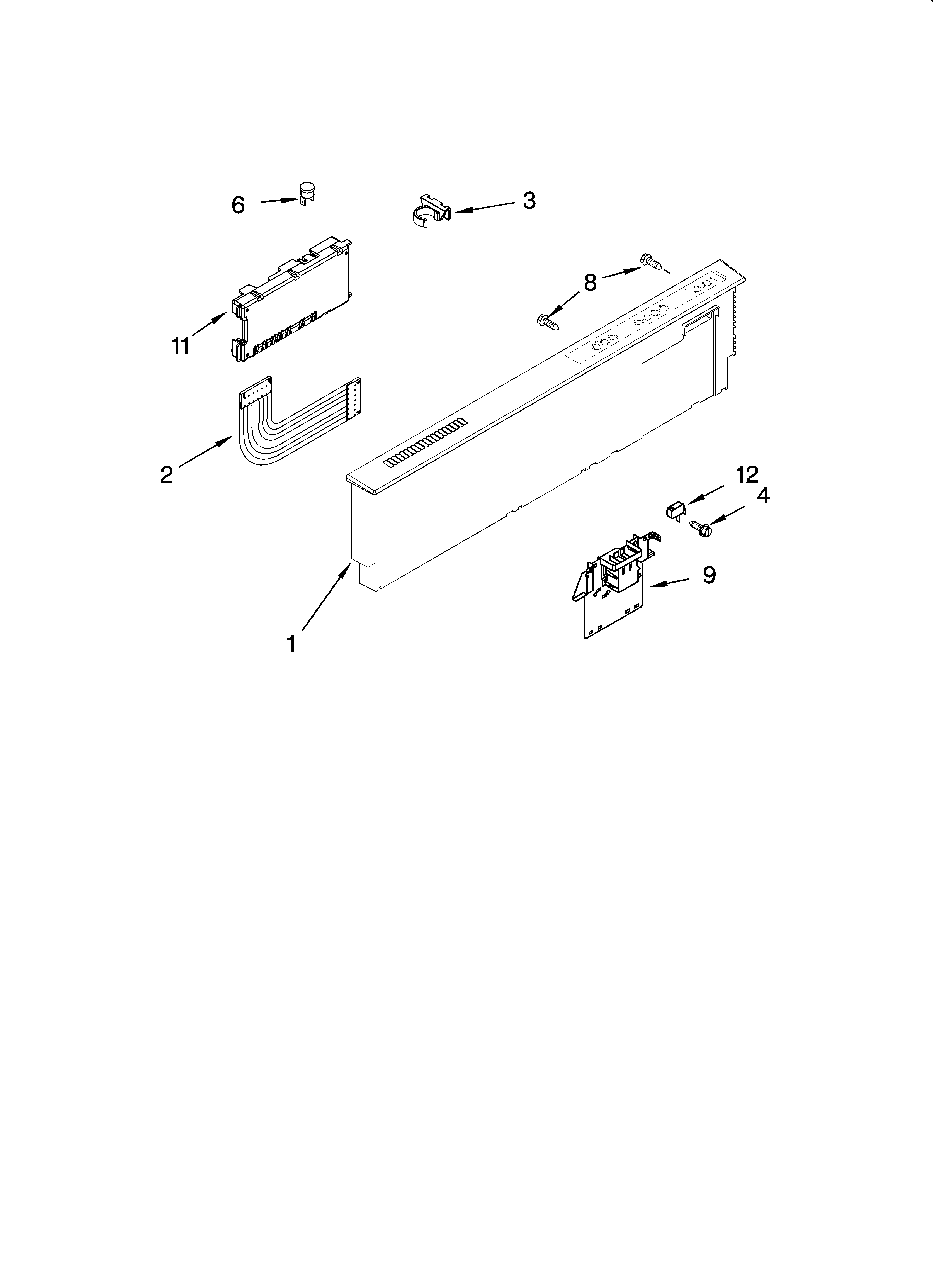 Control panel parts
