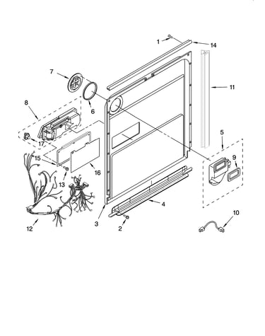 Door and latch parts