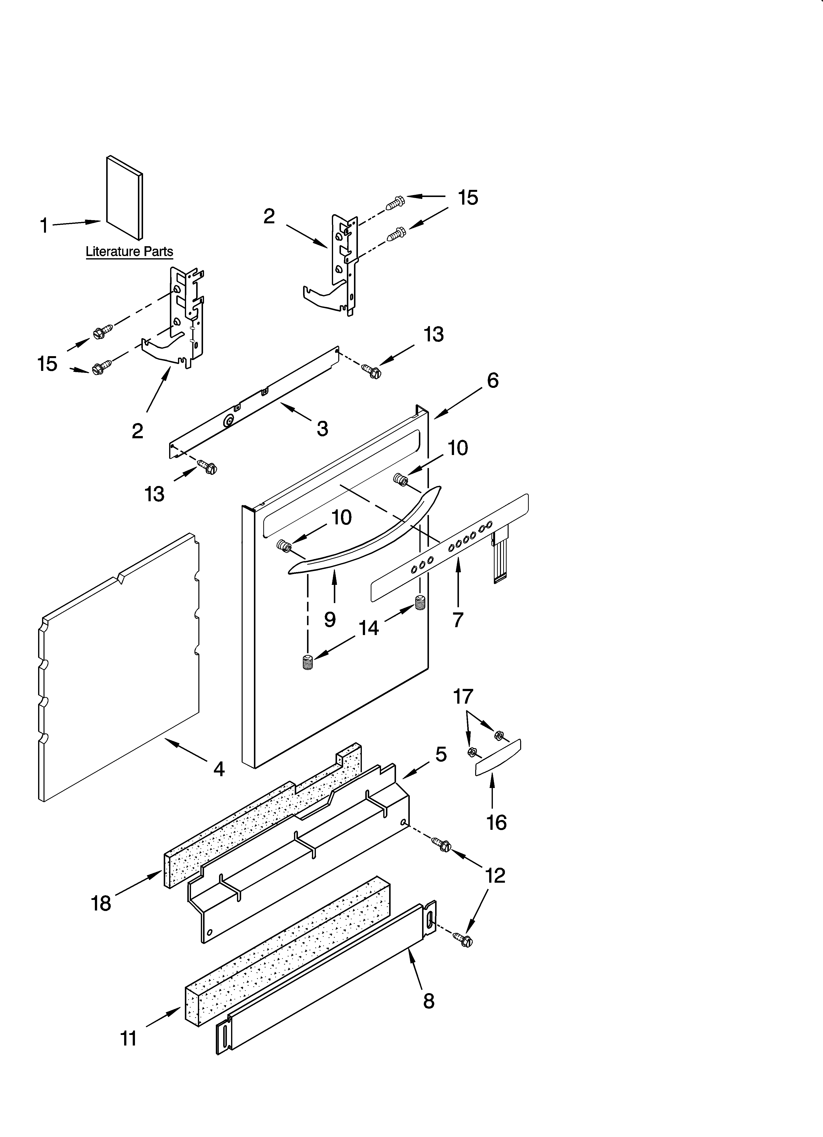 Door and panel parts
