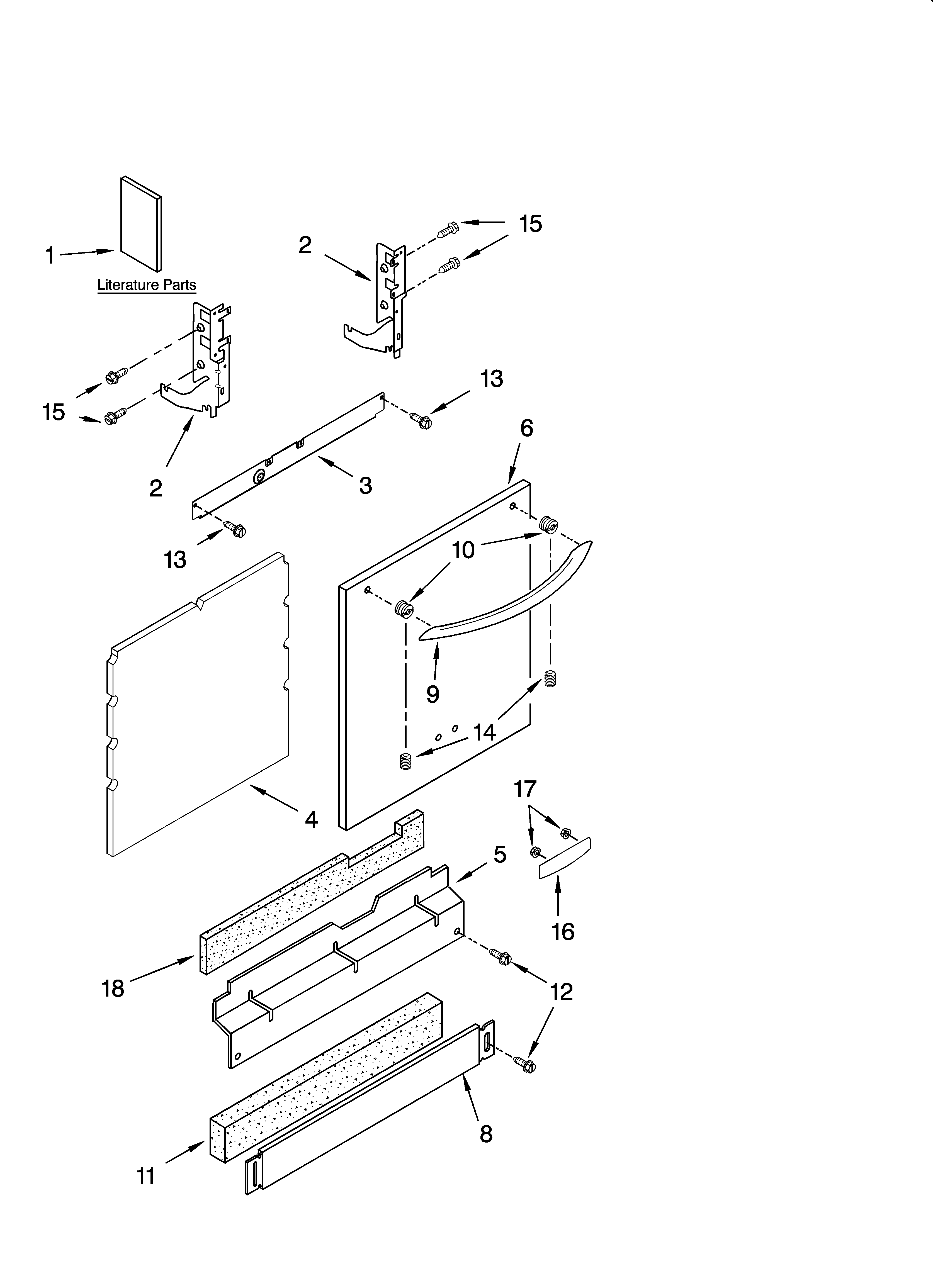 Door and panel parts