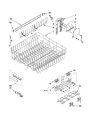 Upper rack and track parts