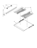 Third level rack and track parts