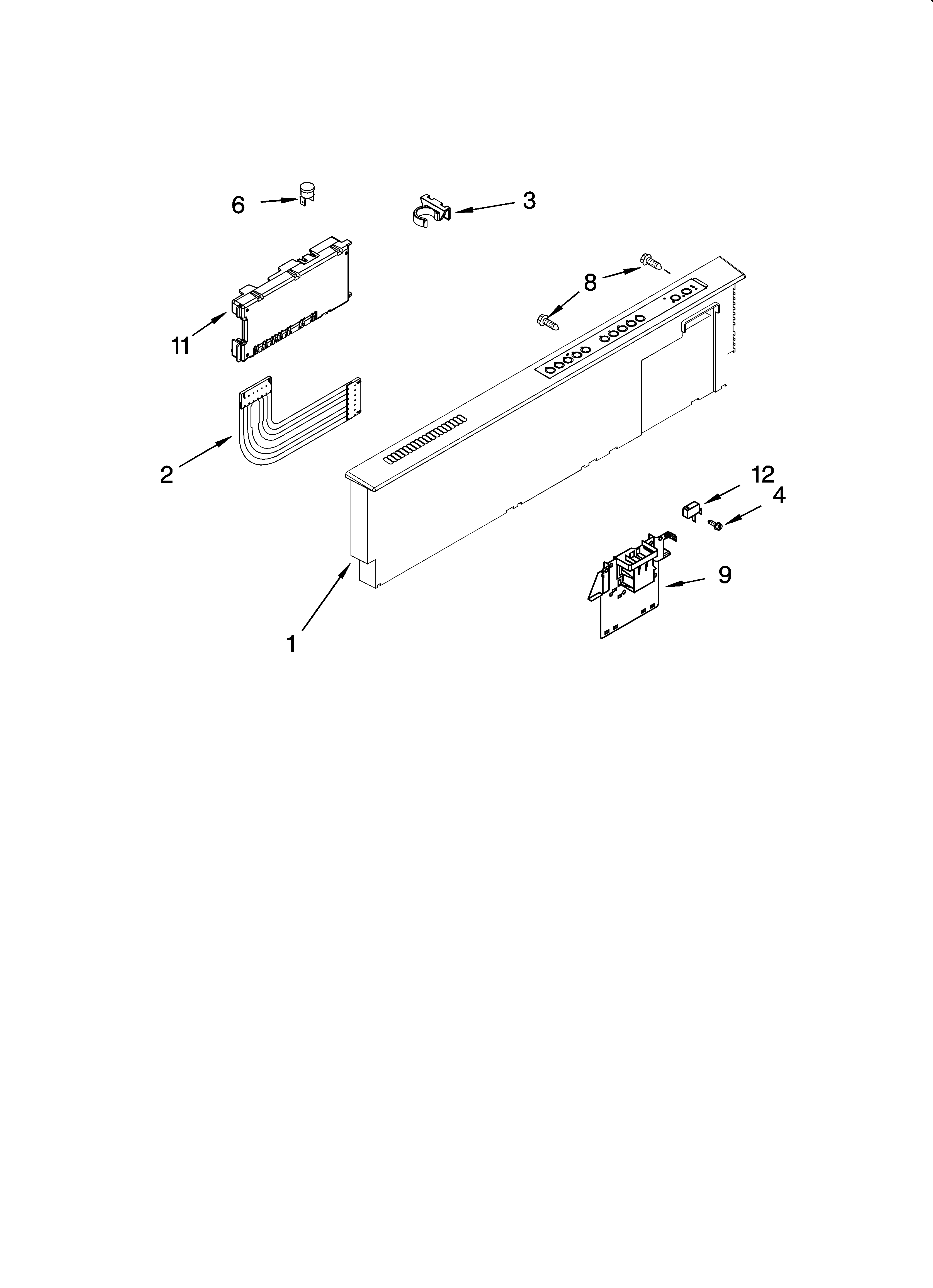 Control panel parts