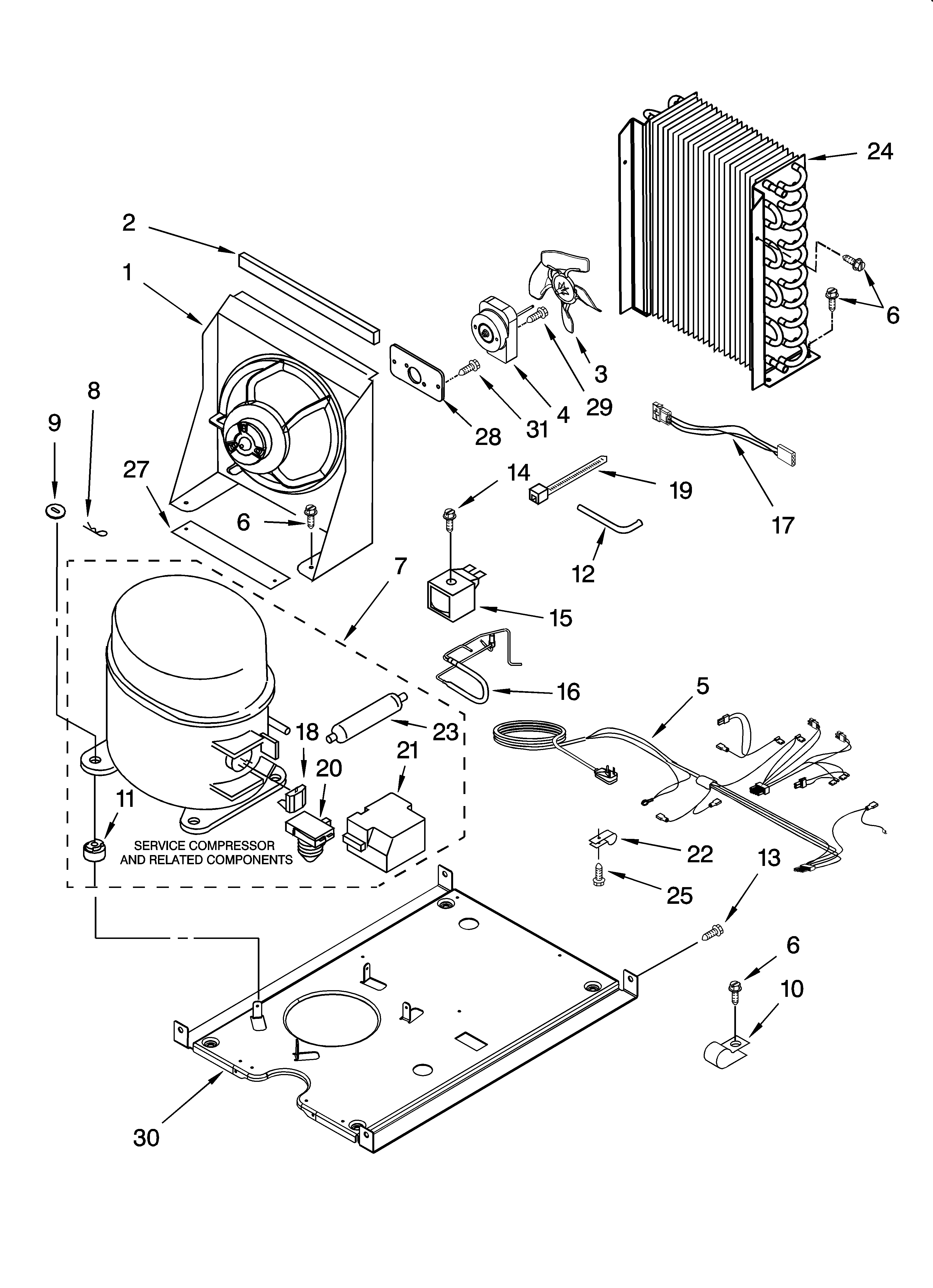 UNIT PARTS, OPTIONAL PARTS (NOT INCLUDED)