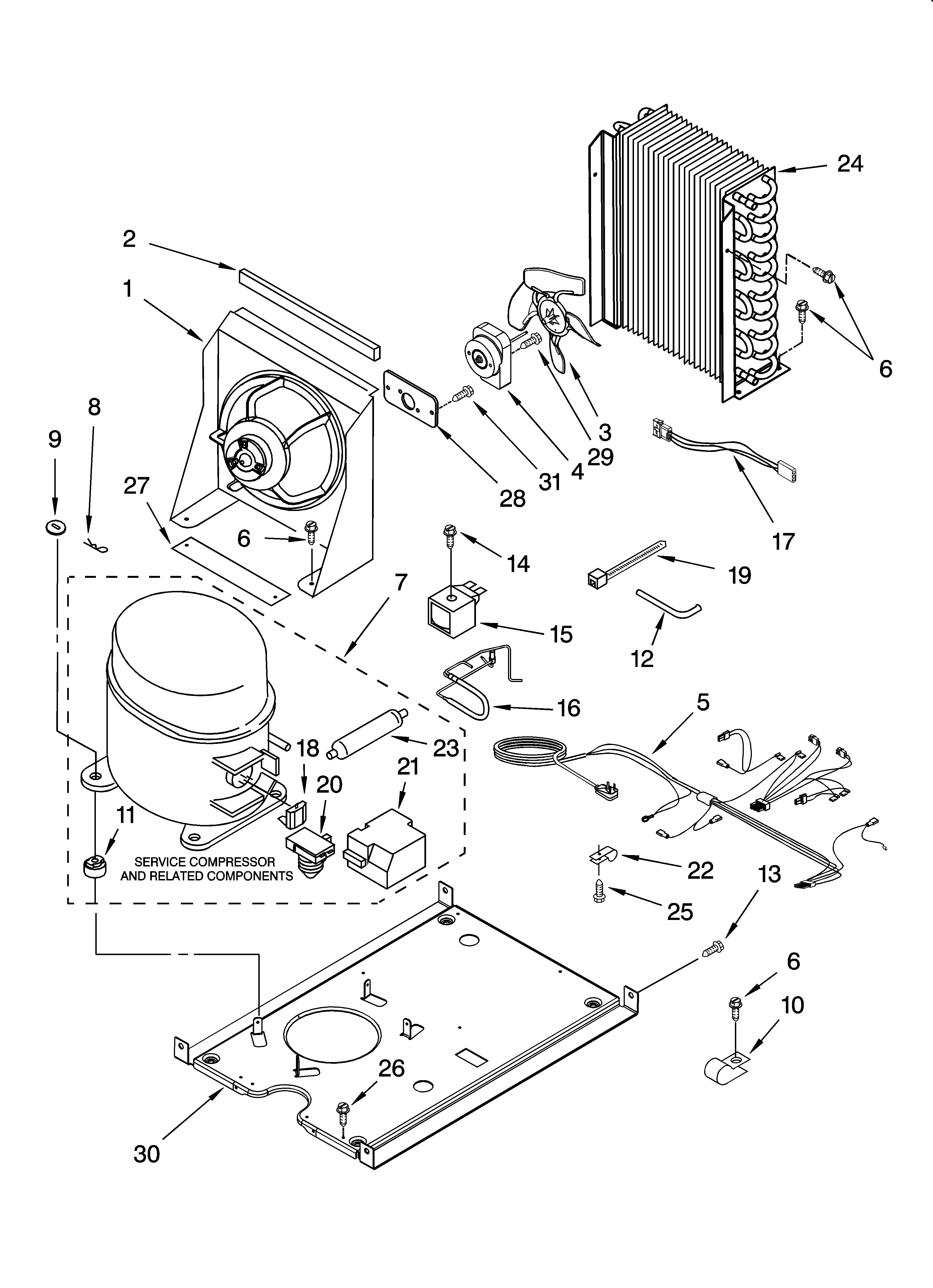 Unit parts, optional parts