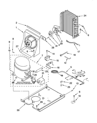 Unit parts, optional parts