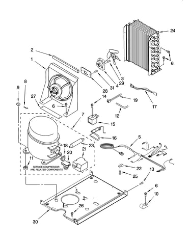 Unit parts, optional parts