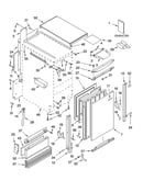 Cabinet liner and door parts