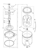 Agitator, basket and tub parts