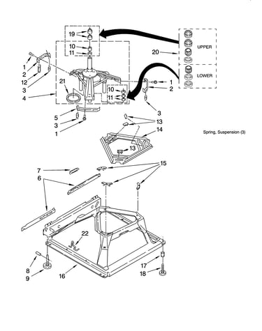 Machine base parts