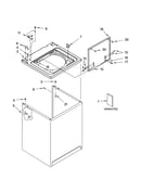 Top and cabinet parts