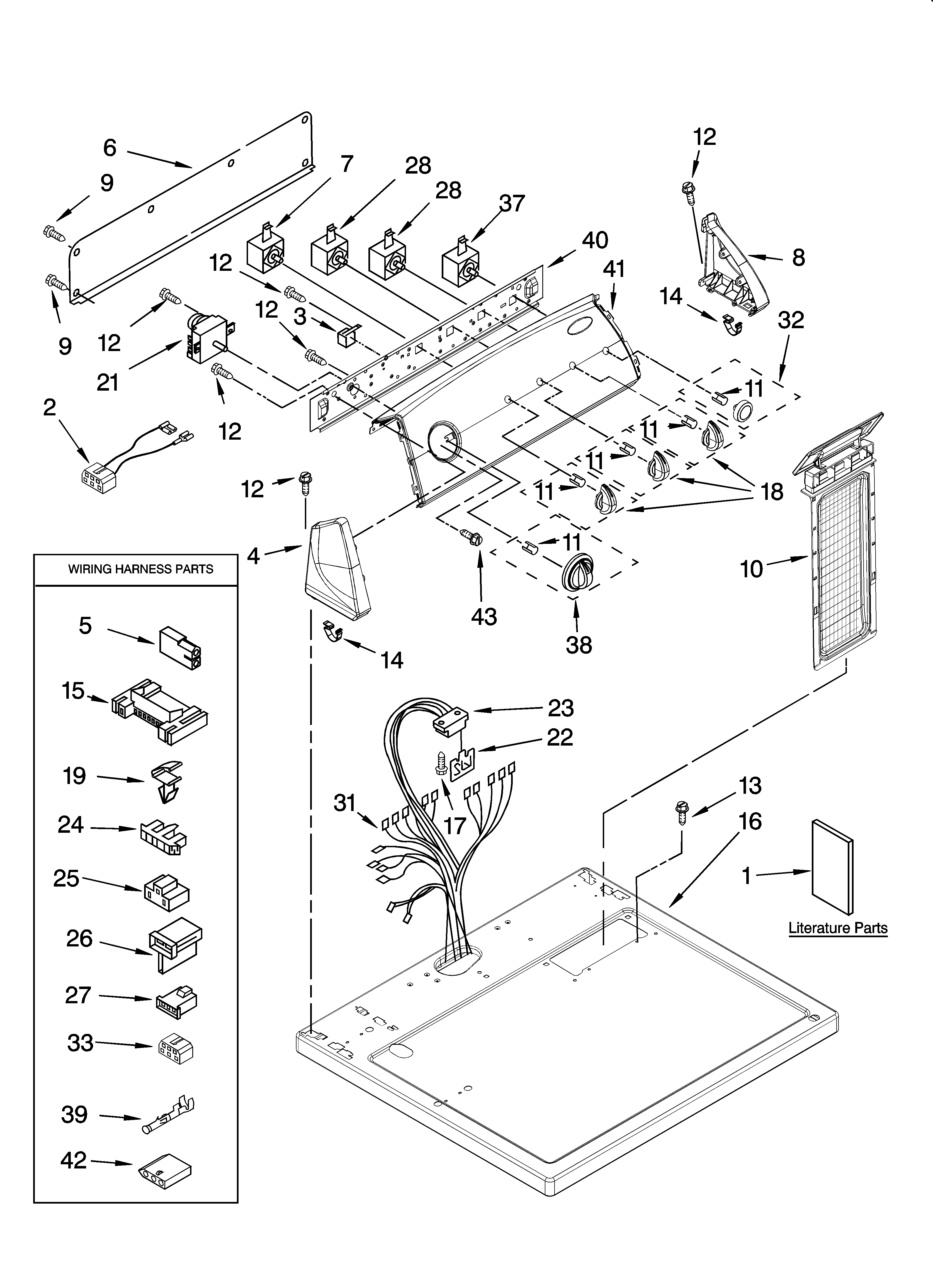 TOP AND CONSOLE PARTS