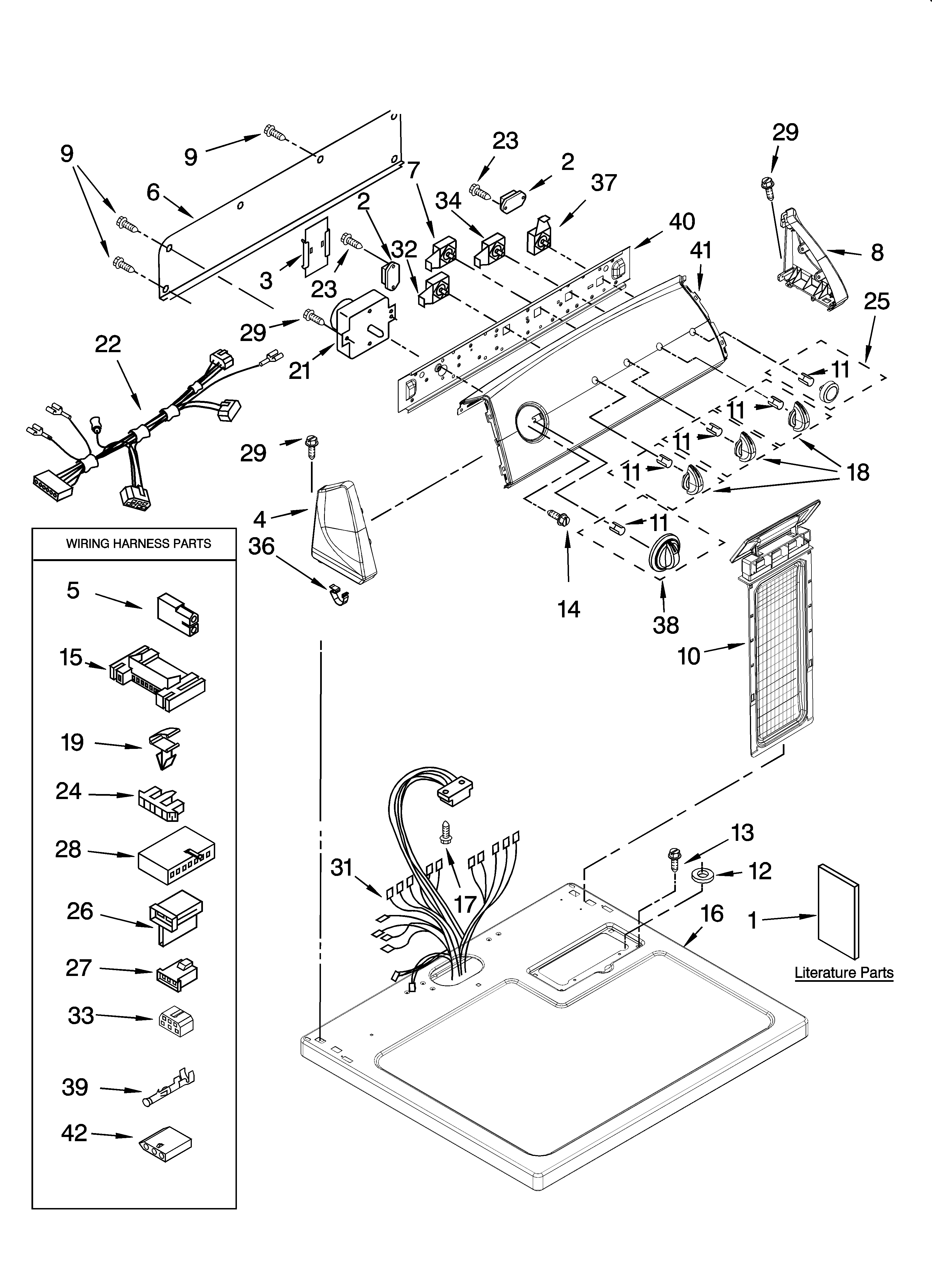 TOP AND CONSOLE PARTS