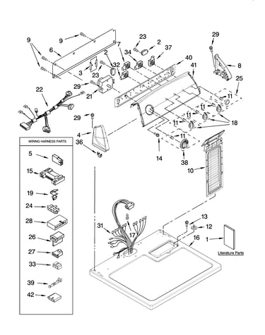 Top and console parts