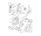 Whirlpool WGD5900SW0 bulkhead parts diagram