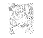 Whirlpool WGD8500SR0 bulkhead parts diagram