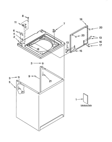 Top and cabinet parts