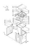 Top and cabinet parts