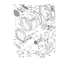 Whirlpool YWED8500SR0 bulkhead parts diagram
