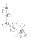 Brake, clutch, gearcase, motor and pump parts