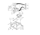 Whirlpool 1DWTW5205SQ0 machine base parts diagram