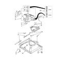 Whirlpool 2DWTW5605SQ0 machine base parts diagram