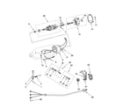 KitchenAid 4K45SSDWH-1 motor and control parts, optional parts diagram