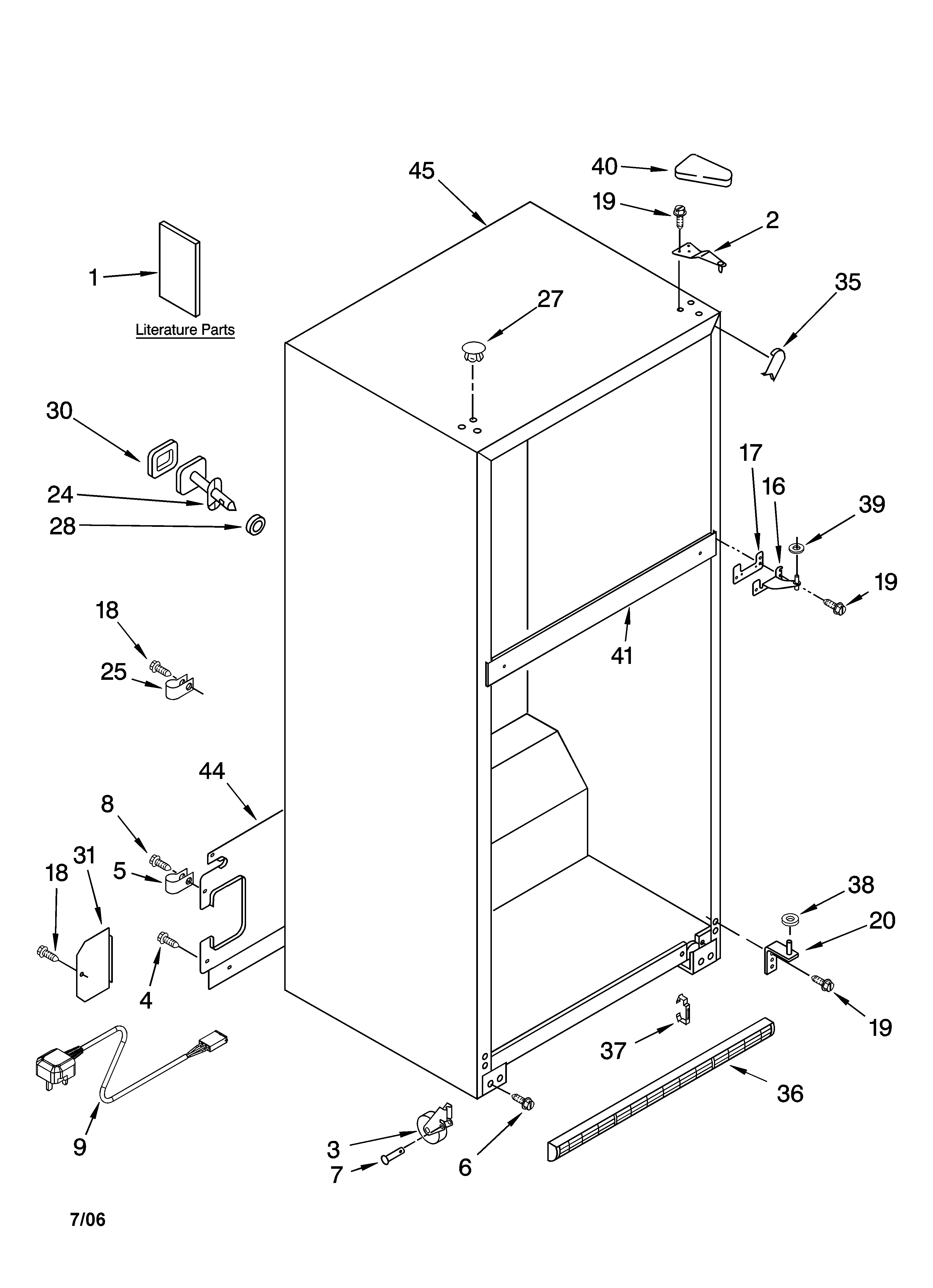 CABINET PARTS