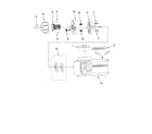 KitchenAid 5KCG100BOB0 motor housing and burr assembly parts diagram