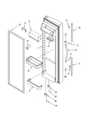 Refrigerator door parts
