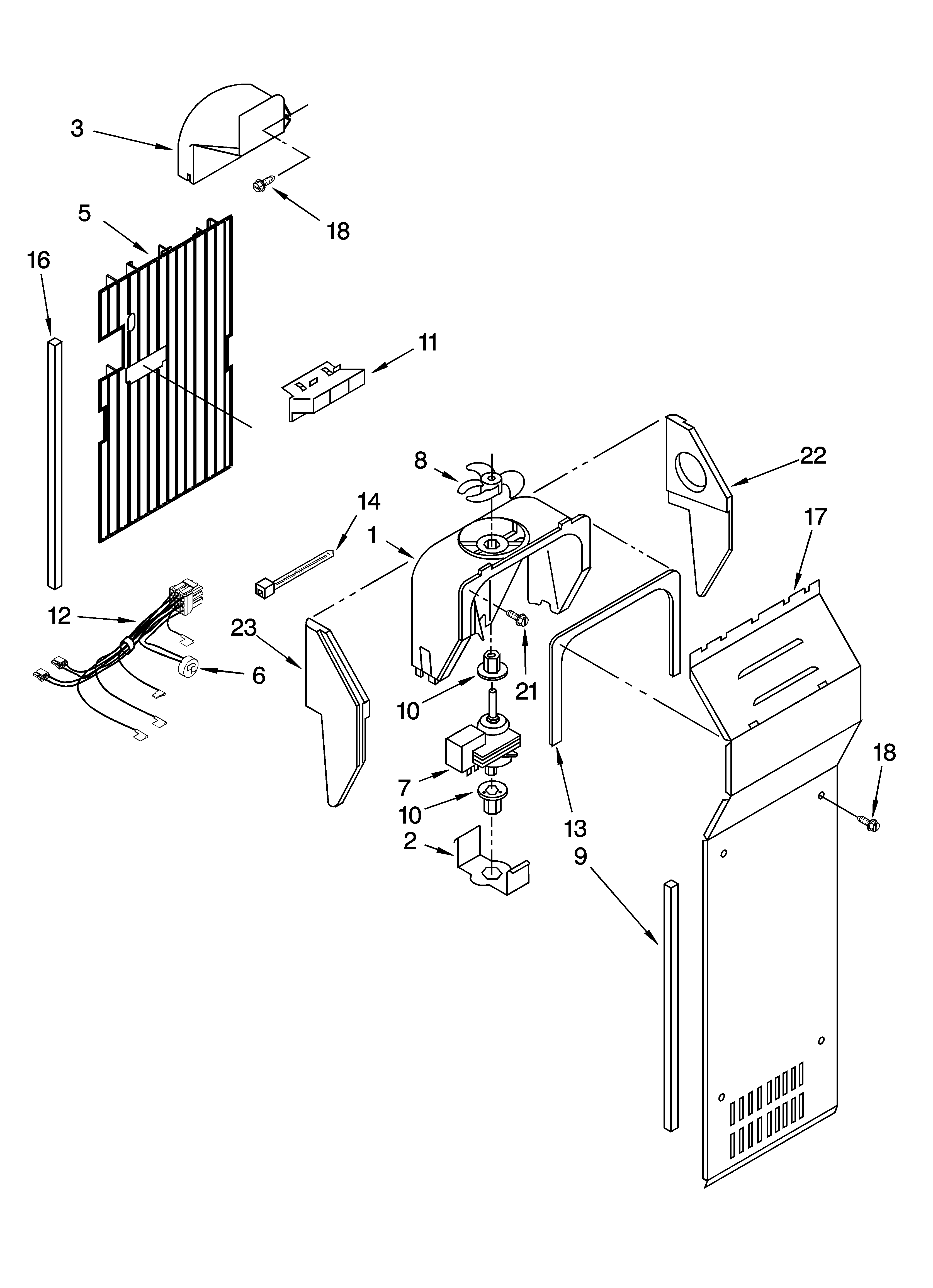 Air flow parts