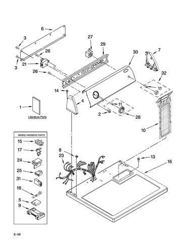 Top and console parts