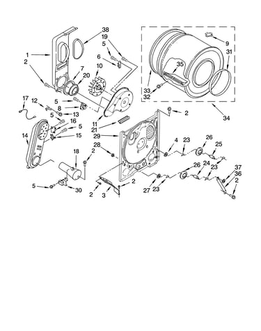 Bulkhead parts, optional parts (not included)
