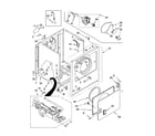 Whirlpool 7MWG45500ST0 cabinet parts diagram