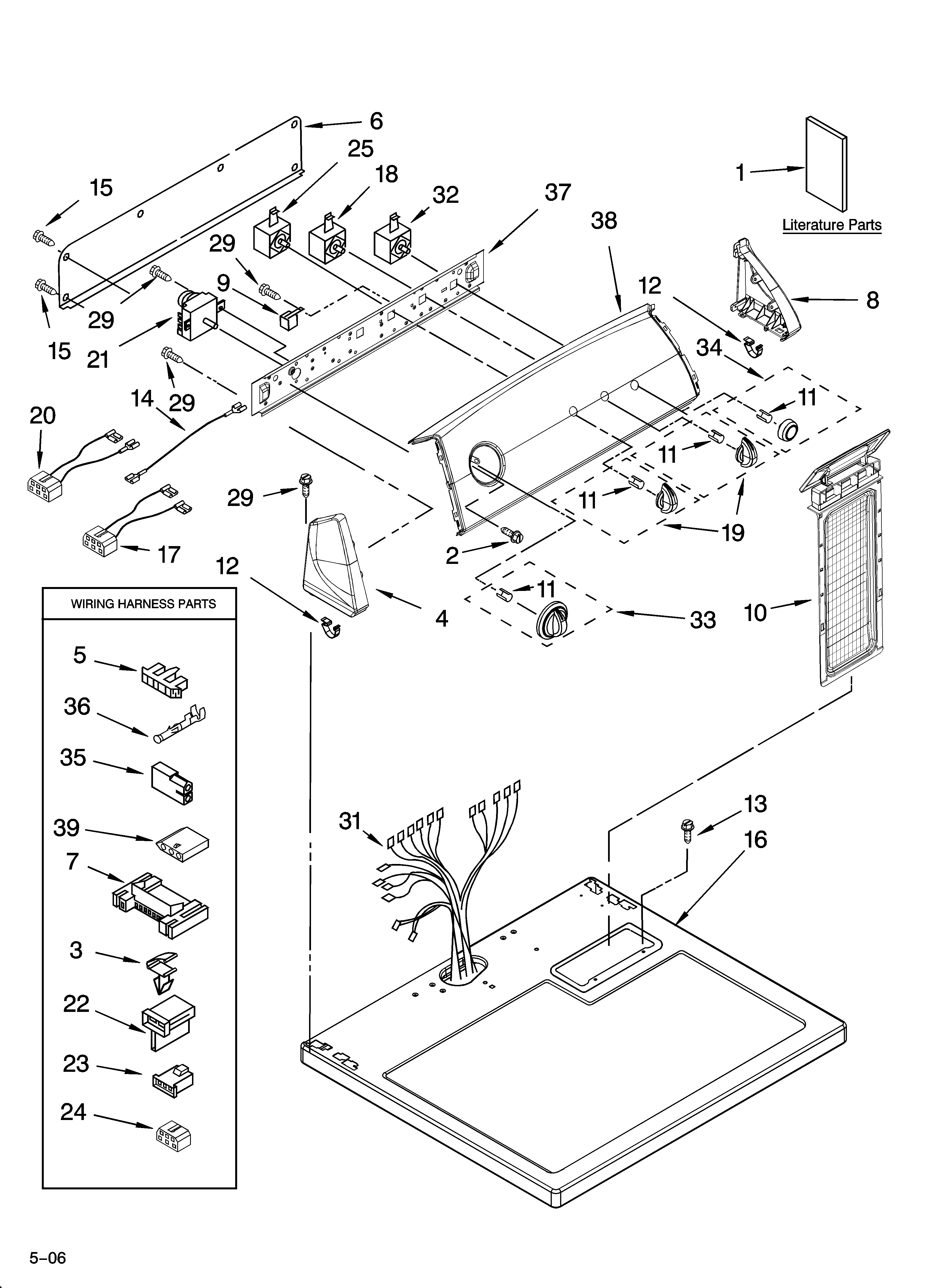 TOP AND CONSOLE PARTS