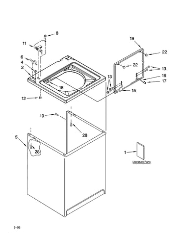 Top and cabinet parts