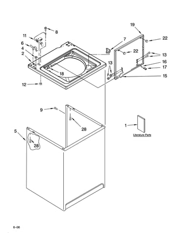 Top and cabinet parts