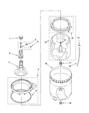 Agitator, basket and tub parts