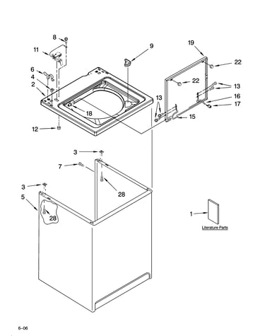 Top and cabinet parts