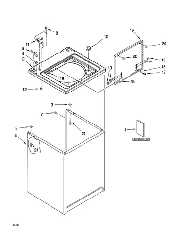 Top and cabinet parts